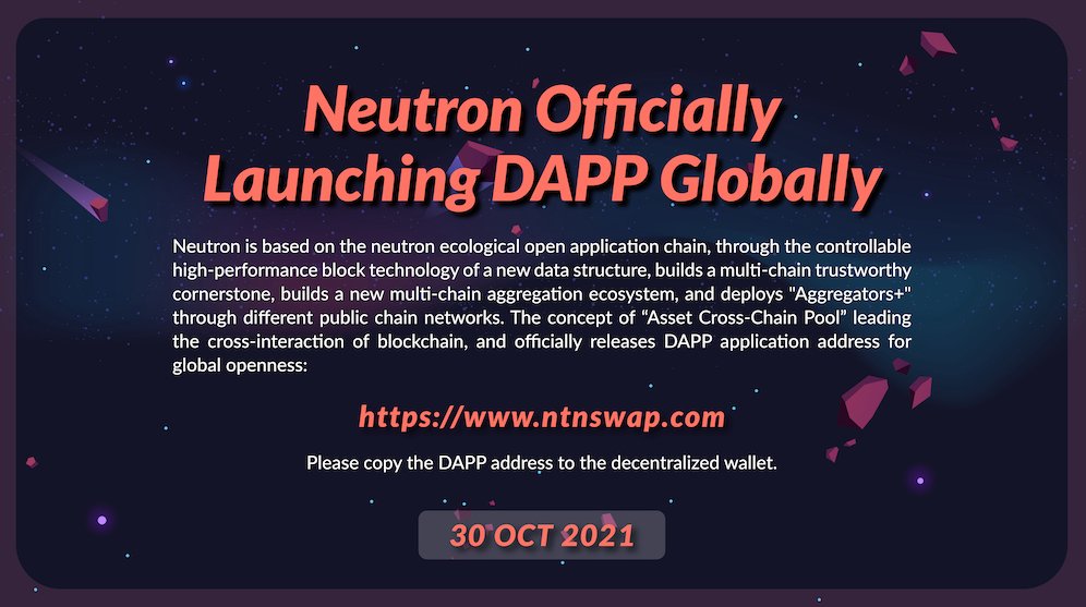 BlockSas's tweet photo. 👏👏👏Neutron Officially Launching DAPP Globally，https://t.co/r8rwSV2Rq5 https://t.co/PnrIjsNmhC
