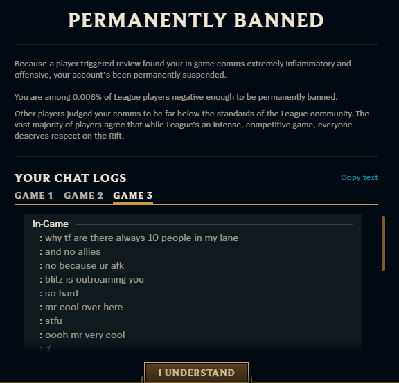 realbotis's tweet photo. @riotgames u is a bitch https://t.co/OrKA1m0HGe