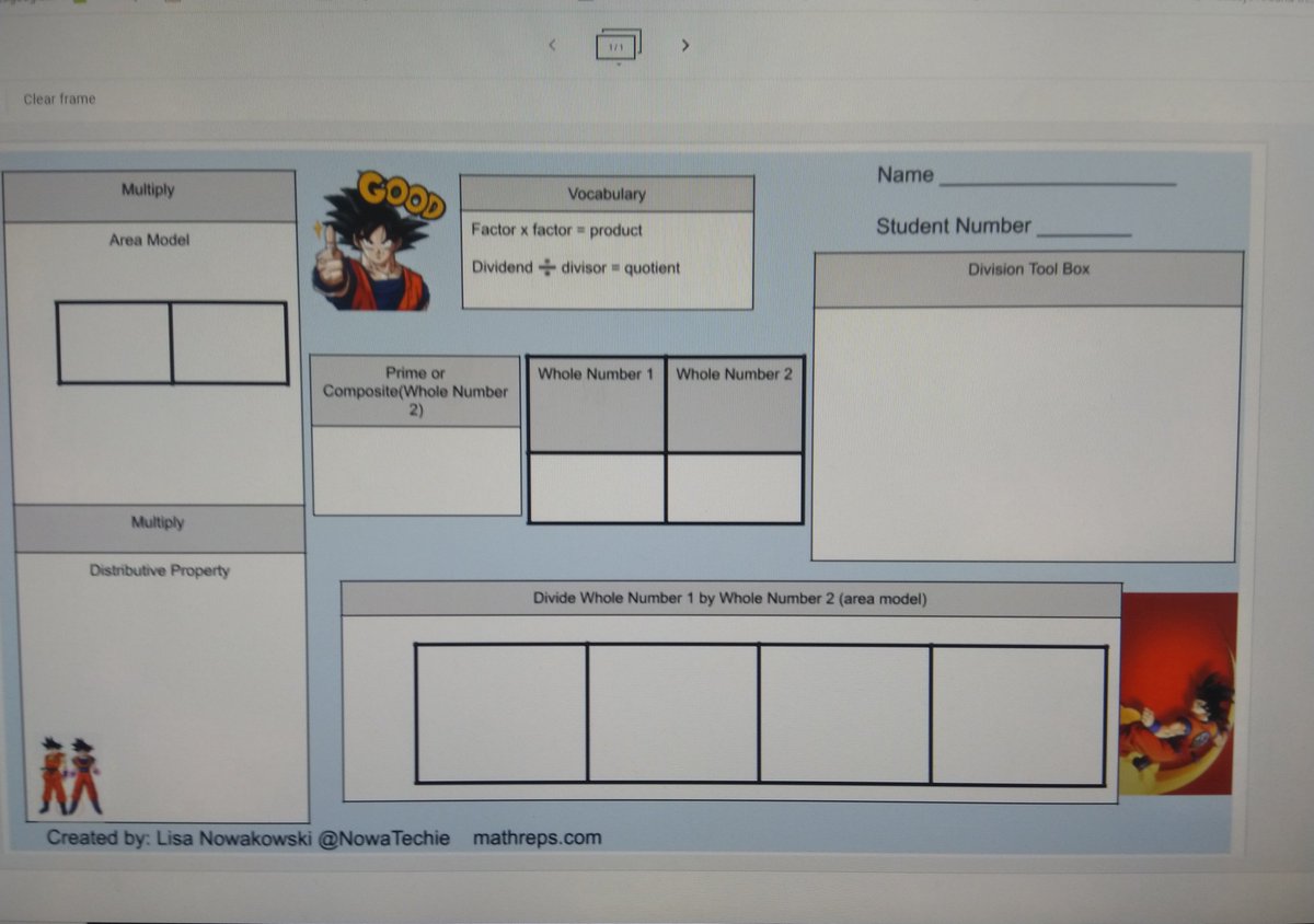 msjancarroll's tweet photo. #Mathrep Monday! My students love Dragonball Z, so of course, he made an appearance on our daily #mathrep today! My students beg me to give them more, so amazing! #gamechanger @NowaTechie #Eduprotcols https://t.co/fjLAo3Mlfy