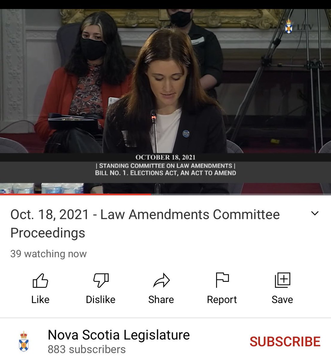 Samantha Graham (she/her) (@samlegraham) on Twitter photo So glad to see <a href="/StudentsNS/">StudentsNS</a> speaking to concerns about summer fixed election dates at the first Law Amendments Committee Proceedings of the new government. Fixed dates are long overdue but summer elections introduce huge barriers to student and youth participation. #nspoli So glad to see <a href="/StudentsNS/">StudentsNS</a> speaking to concerns about summer fixed election dates at the first Law Amendments Committee Proceedings of the new government. Fixed dates are long overdue but summer elections introduce huge barriers to student and youth participation. #nspoli