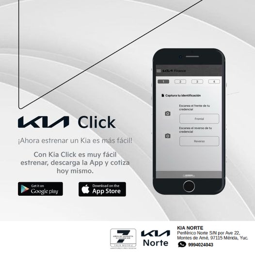 kianorte's tweet photo. El camino hacia tu Kia inicia con un Click. 🚗 Descarga la app #KiaClick cotiza y estrena. Ingresa al siguiente link 👉  https://t.co/iQaLMA8jOB  🚘 

#KiaNorte https://t.co/T0K5P9Vm7O