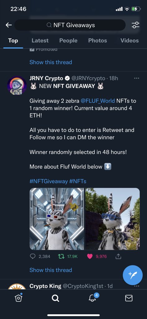 Miss_teeto's tweet photo. @JRNYcrypto @FLUF_World Done https://t.co/PMU5uypza4