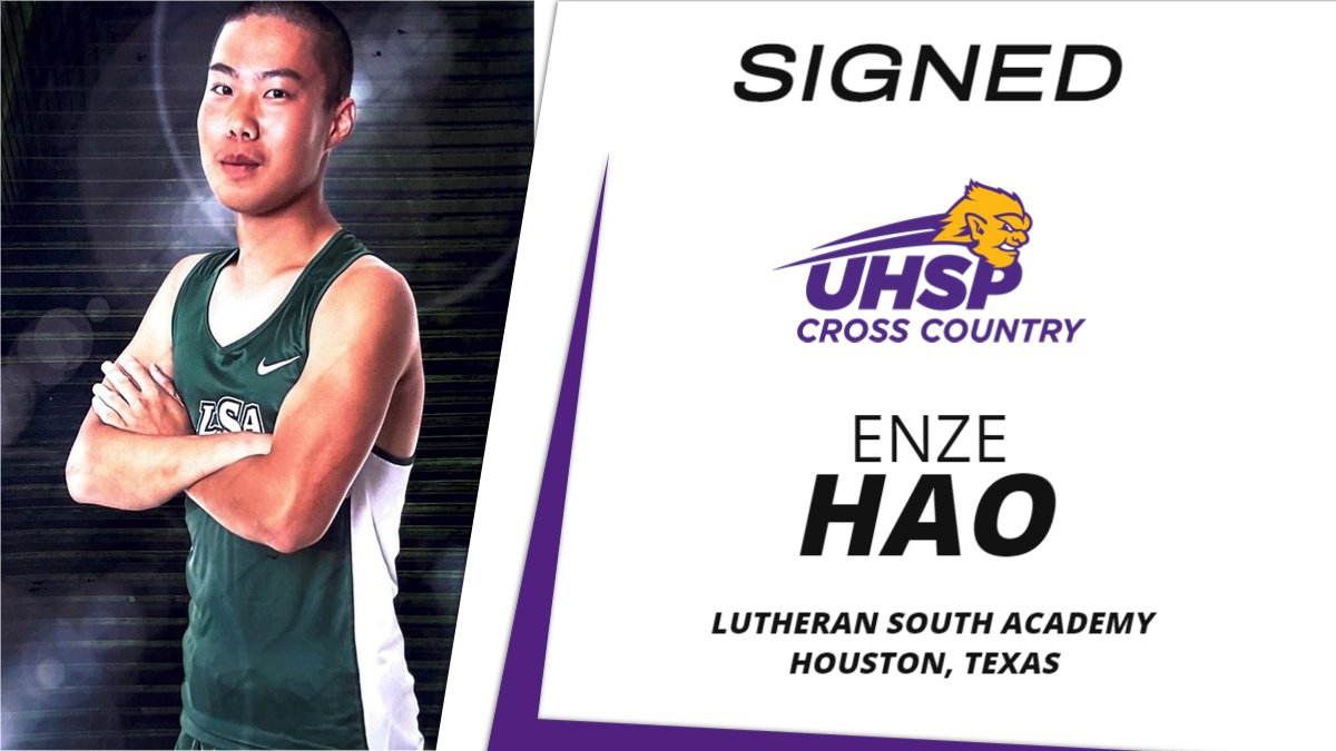 UHSP Men's XC welcomes Enze Hao as the first signed runner for 2022-23!
#EutsMXC #UHSPAthletics <a href="/haoenze1/">Enze Hao</a>
eutecticsports.com/recent-recruit…