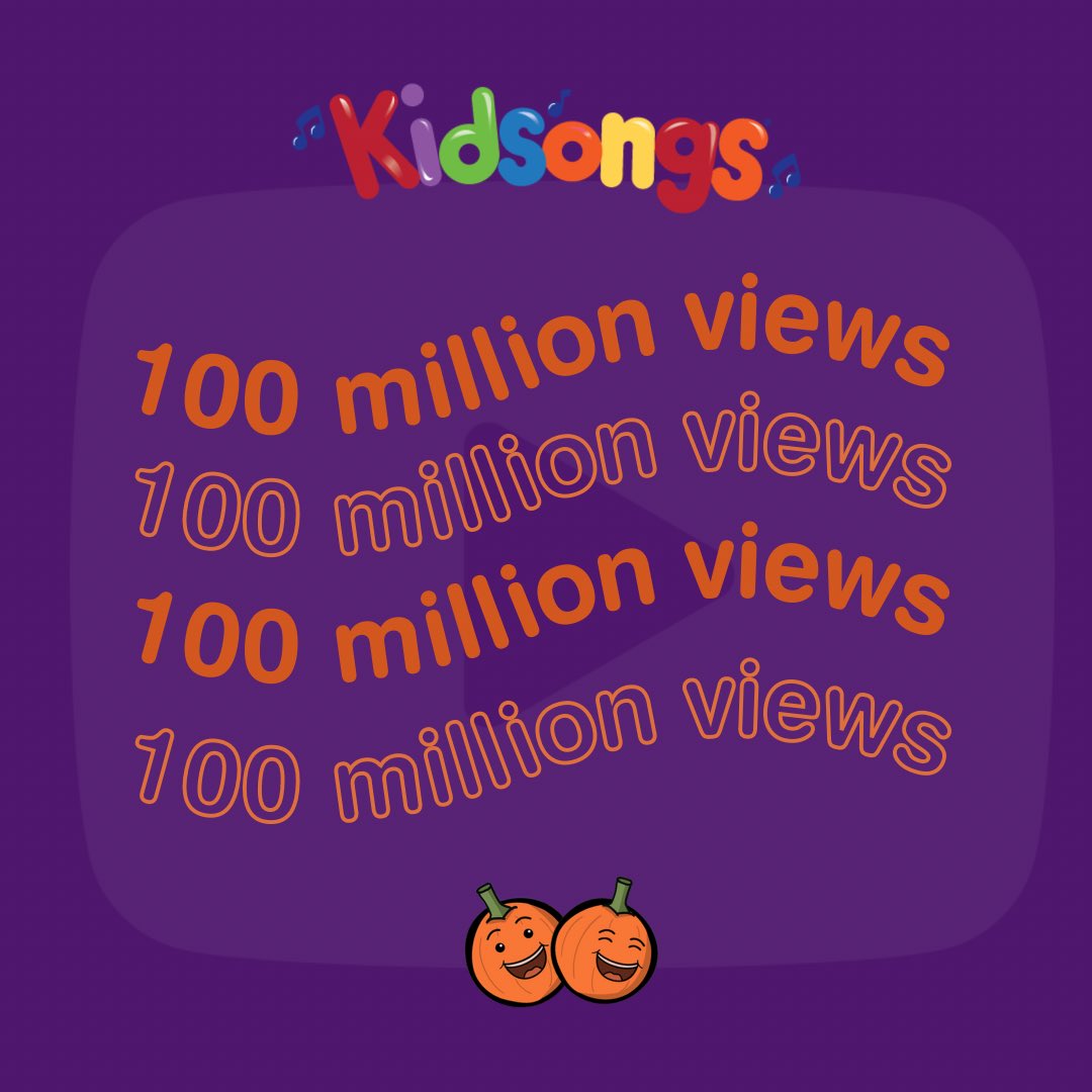 BillyBiggle's tweet photo. Thank you, thank you for singing and dancing along to kidsongs on YouTube! We hit 100 million views and could not have done it without YOU! 
•
•
•
#kidsongs #kidsongsmusic #100millionviews #youtube #youtuevideos #momlife #parenting #toddlers https://t.co/amWCo7SW2L