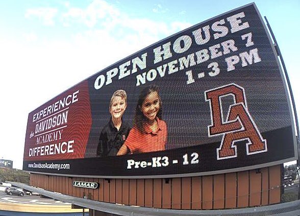 davidsonacademy's tweet photo. You might see some of these billboards around town the next few weeks as we gear up for our November 7 Open House. Spread the word with your friends. Are they looking for a new educational partner for their student?
Register here:
https://t.co/Mzfl6pCJph #theDAway https://t.co/v7yrXzjooX