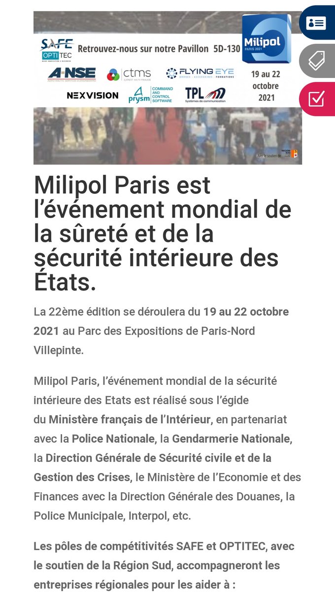 mickael14000's tweet photo. La technologie @drone_volt&amp; @AquilineDrones #hercules2 #newhercules2 😉

 "@GroupeProtec &amp; D.V triplement labellisé #JOParis2024  (@Milipol_Paris 2019)" 
https://t.co/8cSJ8L7mAz

#milipol2021  #groupeprotec  une nouvelle fois récompensé 🤔 ?
Plus de précisions pour les JO 2024 ? https://t.co/32ZKUHuoVZ