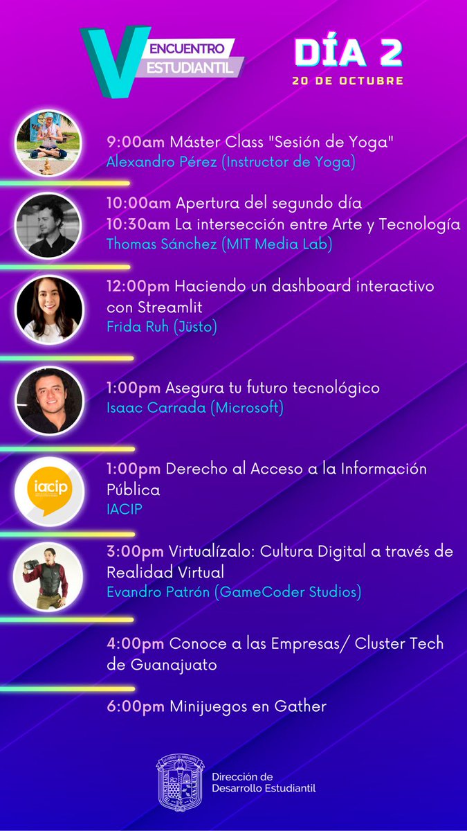 UdeGuanajuato's tweet photo. Participa en el Encuentro Estudiantil: Industria 4.0.

🗓 Del 19 al 21 de octubre.

Consulta la programación aquí. 👇🏼

Más información en la Dirección de Desarrollo Estudiantil.

#SomosAbejasUG https://t.co/fecg68x0tt