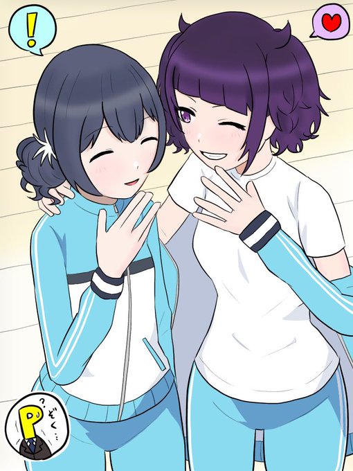 悪いこと思いついた摩美々とわるわるの凛世
#杜野凛世 
#杜野凛世生誕祭2021
#田中摩美々 