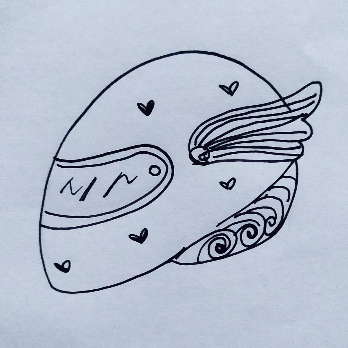 belas2____'s tweet photo. quase desisti do #Inktober
mas tamo aí de volta
#day15 #helmet #day16 #compass #day17 #colide https://t.co/E0RjiaAZ0g