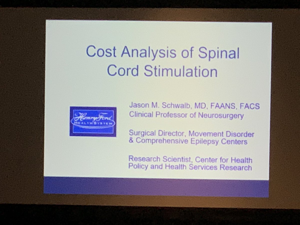 Henry Ford Neuroscience (@henryfordneuro) on Twitter photo The man who takes the world by storm and is so passionate about #Neurosurgery and #resident #education. The Cost Analysis of Spinal Cord Stimulators in treatment by <a href="/JasonSchwalbMD/">Jason Schwalb MD</a>. #leader <a href="/spinesection/">AANS/CNS Spine Section</a> Photo credit <a href="/SamHaiderMD/">Sam Haider, MD MBA</a> (sitting in the front row) The man who takes the world by storm and is so passionate about #Neurosurgery and #resident #education. The Cost Analysis of Spinal Cord Stimulators in treatment by <a href="/JasonSchwalbMD/">Jason Schwalb MD</a>. #leader <a href="/spinesection/">AANS/CNS Spine Section</a> Photo credit <a href="/SamHaiderMD/">Sam Haider, MD MBA</a> (sitting in the front row)