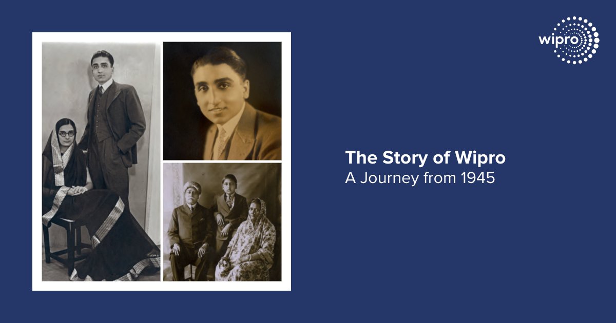 “An account of the seventy-five years of <a href="/Wipro/">Wipro</a>'s entrepreneurial journey, meshing its growth story with the struggle, sacrifices, and triumphs of the Wiproites who led the way.” 

 Join us in celebrating 75 years of transformation: bit.ly/3CBwzew

#Wipro75Years