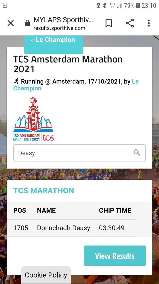 Congratulations to <a href="/donnachadeasy/">donnacha deasy</a> who completed the Amsterdam Marathon yesterday  &amp; did so in fantastic time.👍🏼 You might consider togging out for the seniors with pace &amp; stamina like that.😜