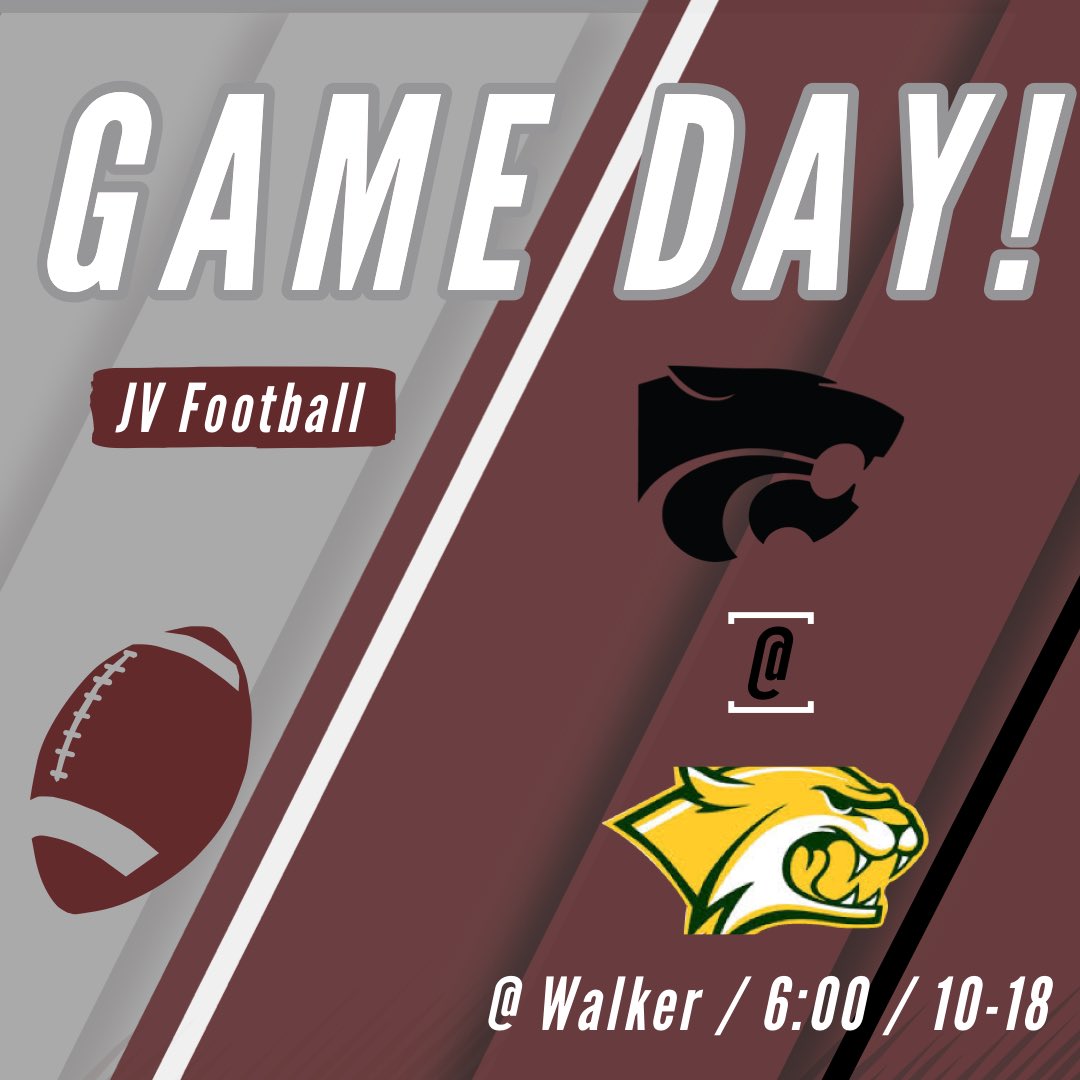 CHSWildcatScoop's tweet photo. TONIGHT @chsbr_football JV take to the field vs those other wildcats of Walker. Help us send them some Central #WildcatLuck with a retweet or comment below👇🏼! #WeAreCentral #GeaixWildcats🐾 https://t.co/KkjMKF4StJ