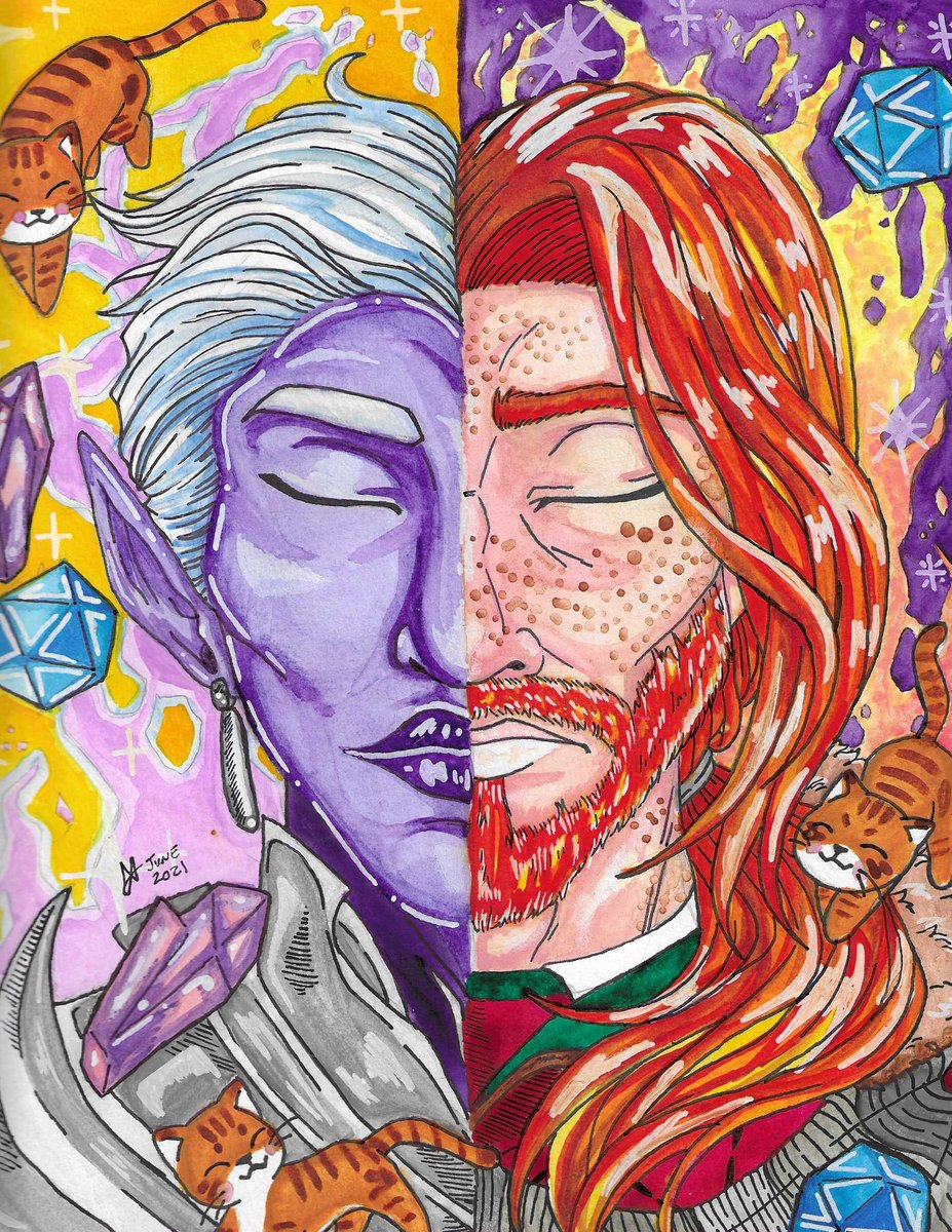 amethwitch's tweet photo. Also literally FREAKING OUT that @VoiceOfOBrien liked my painting!!! I hope you see this one as well I did earlier this yr I call "SHADOWGAST" and I hope you like it!! If I ever meet you it's yours!!! https://t.co/pq25CI2EvV