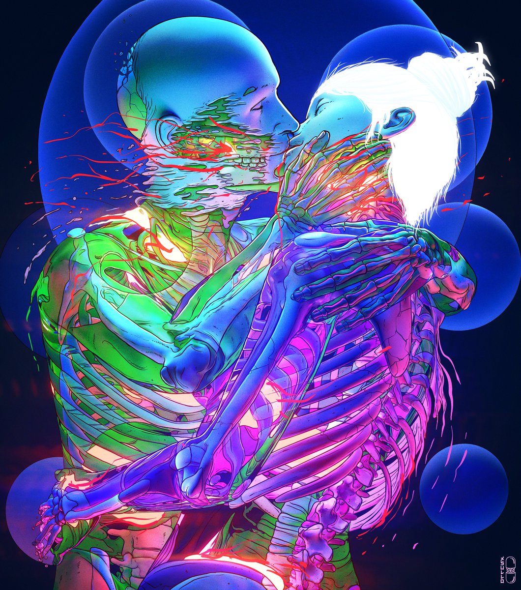 XSULLO's tweet photo. WIP of some personal work.  Could be a potential NFT in the future...  What kinda title should I give this piece? https://t.co/Ydrp8qSZOC