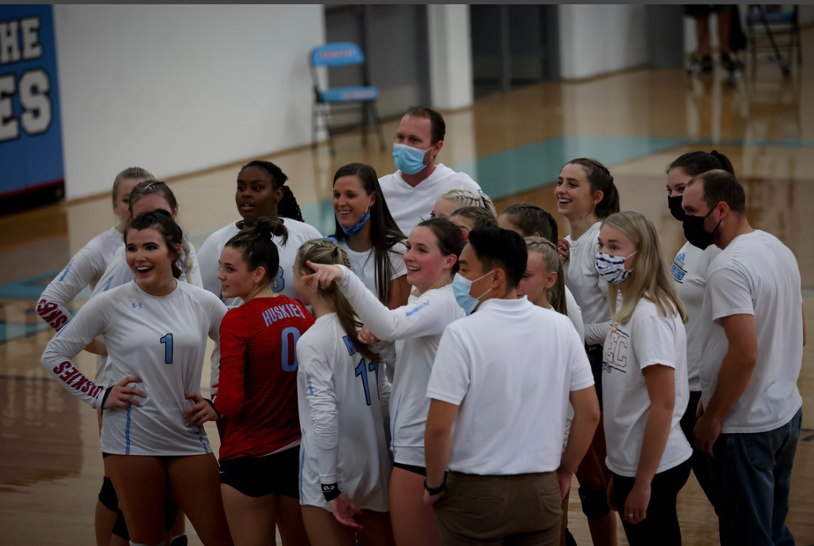 ECNorthVB's tweet photo. Regional playoffs are here!  We take on New Richmond Thursday @ 6pm in the Doghouse!  
We 💙 our fans!  See you there!  
#huskypride
🏐💙🏐
Photo Cred:  Dawn Beyreis https://t.co/AGwbOh761E