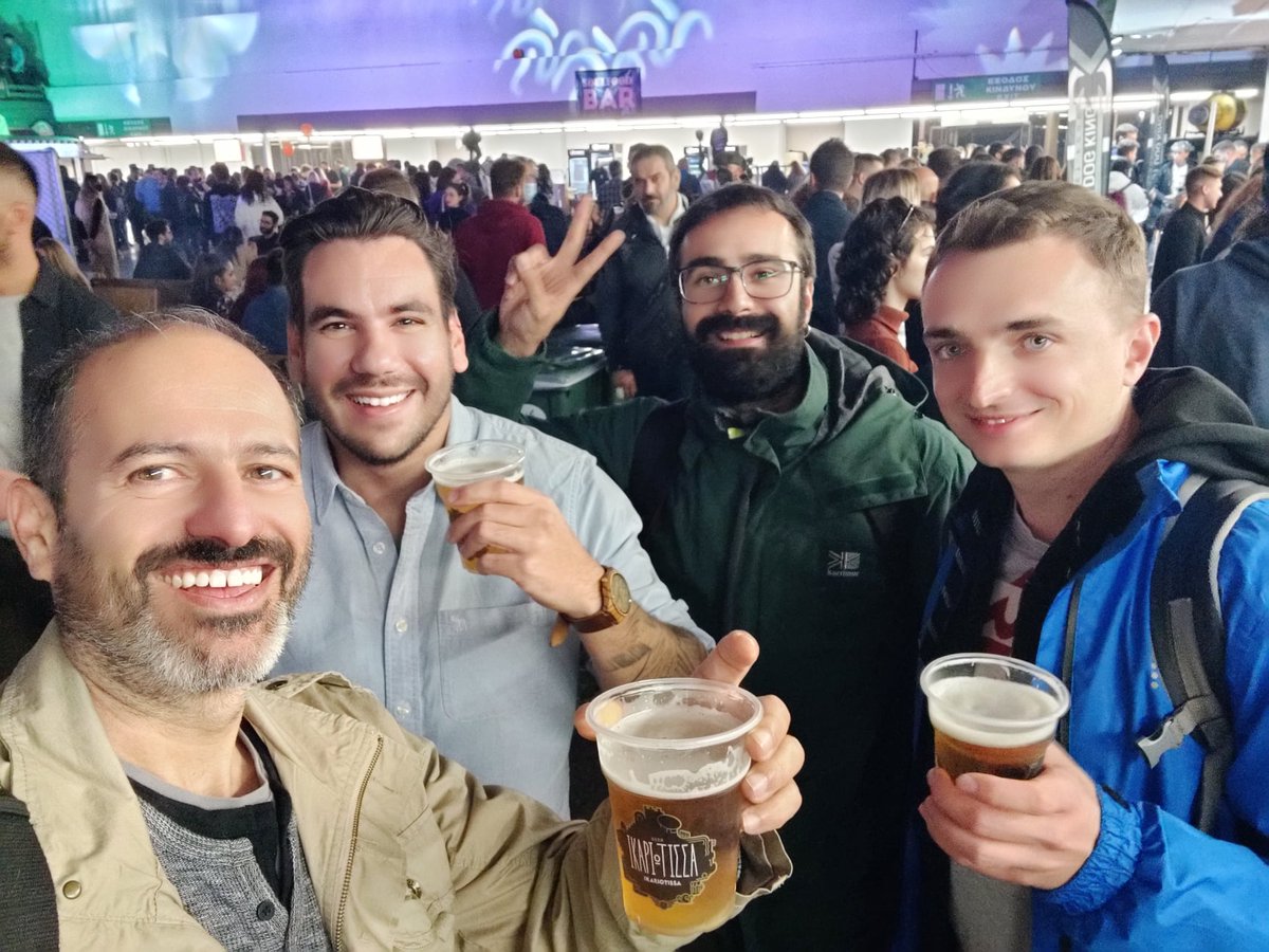 CyanoLabAuth's tweet photo. #Cyanolab was excited to have Dr Ariel Kaminski as guest investigator in @BiologyAuth. Dr Gkelis (@northaura) &amp; the PhD students @ManthosPanou &amp; @Dimitris Pappas teamed and set up nice projects on #cyanobacteria - #plants interactions, got already results, and had some fun too! https://t.co/HY3Sff8XaH