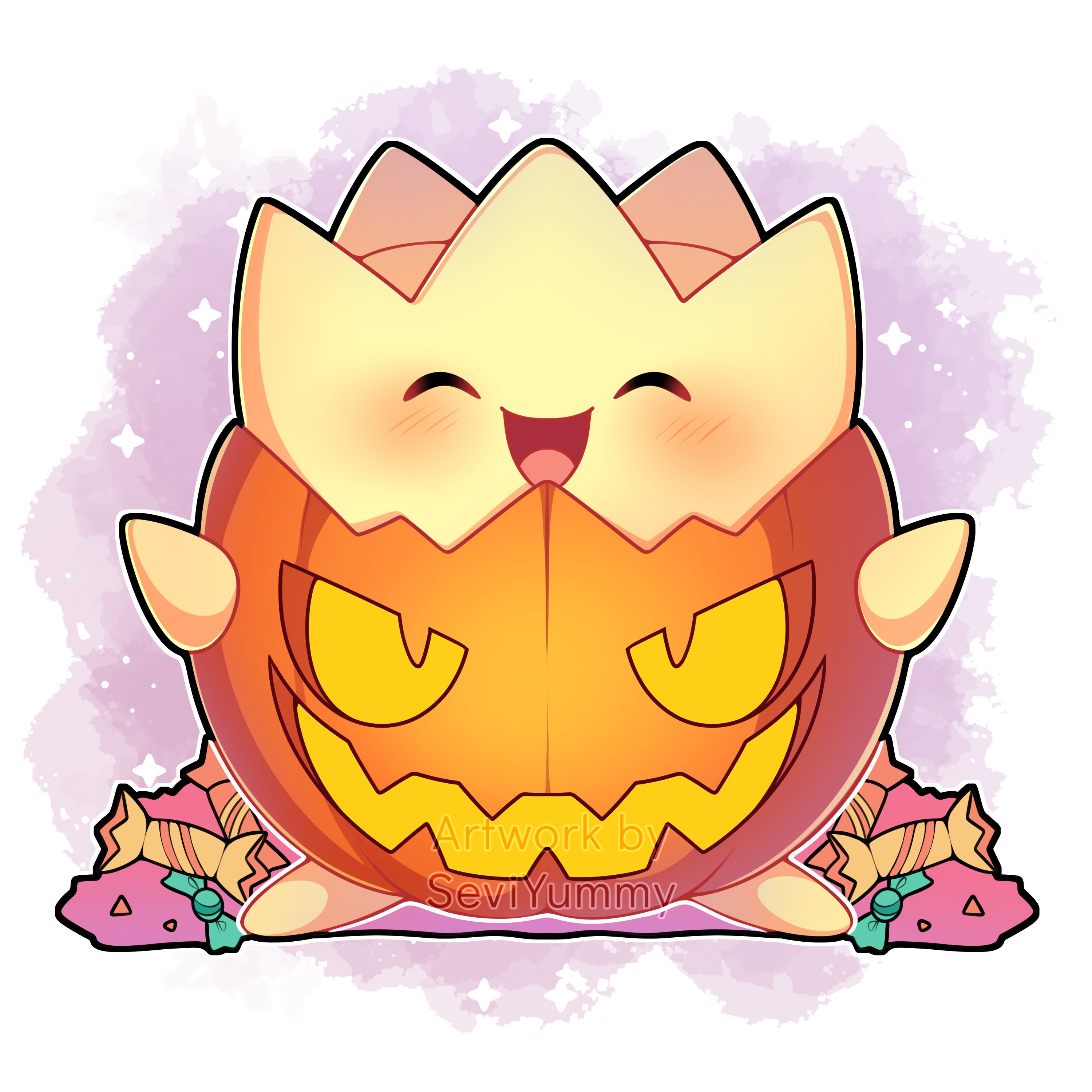 Sevi 🌸🌿 on X: "🍭🎃Togepi is getting ready for Halloween! 🎃🍭 https://t.co/YTe3Xd740l" / X