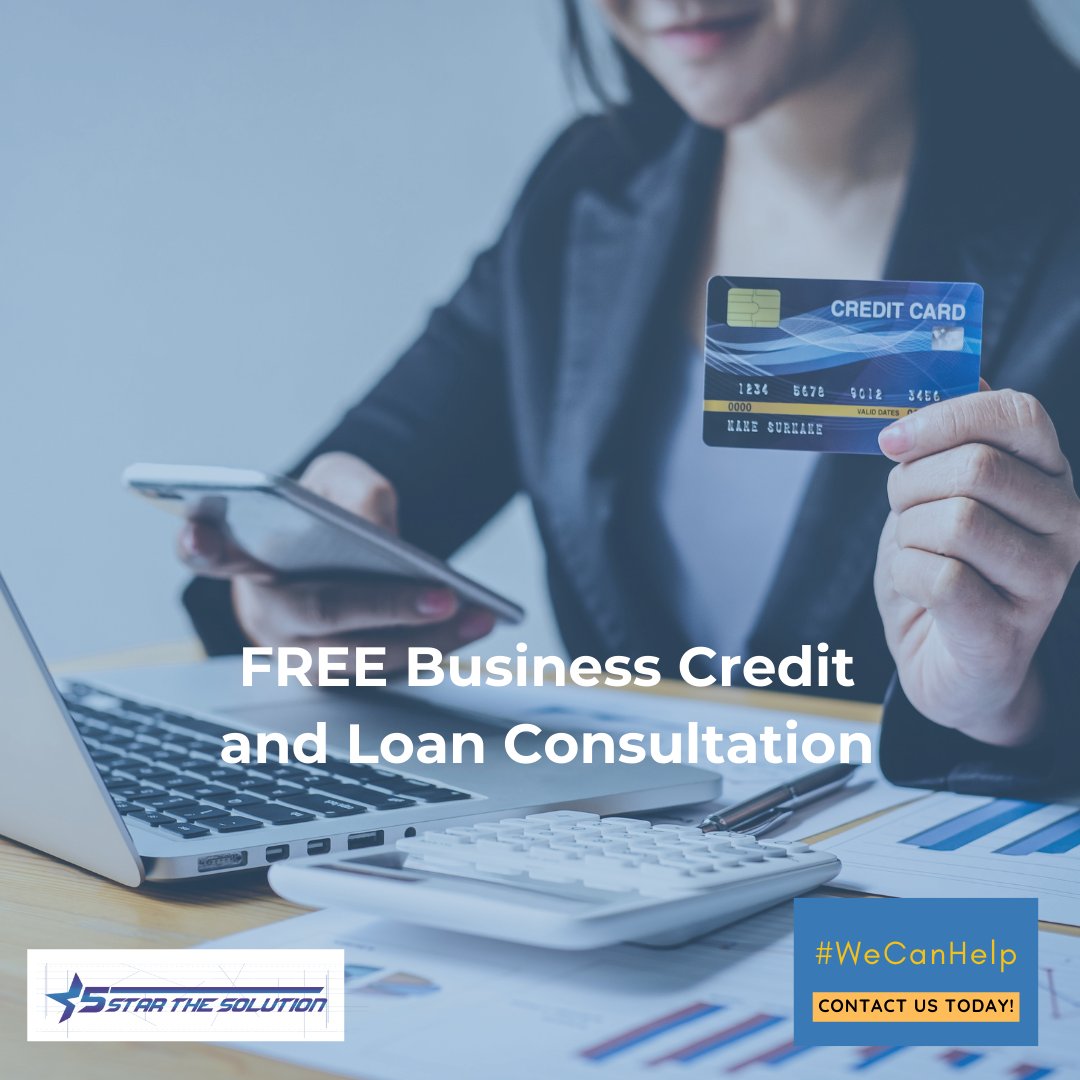5SThesolution's tweet photo. FREE Business Credit and Loan Consultation
Complete the quick form to the right for your no-cost business credit and financing consultation to learn more about the credit and financing you can qualify for now.
#5starthesolution #financial #businesscredit https://t.co/QRPm2PaoP4