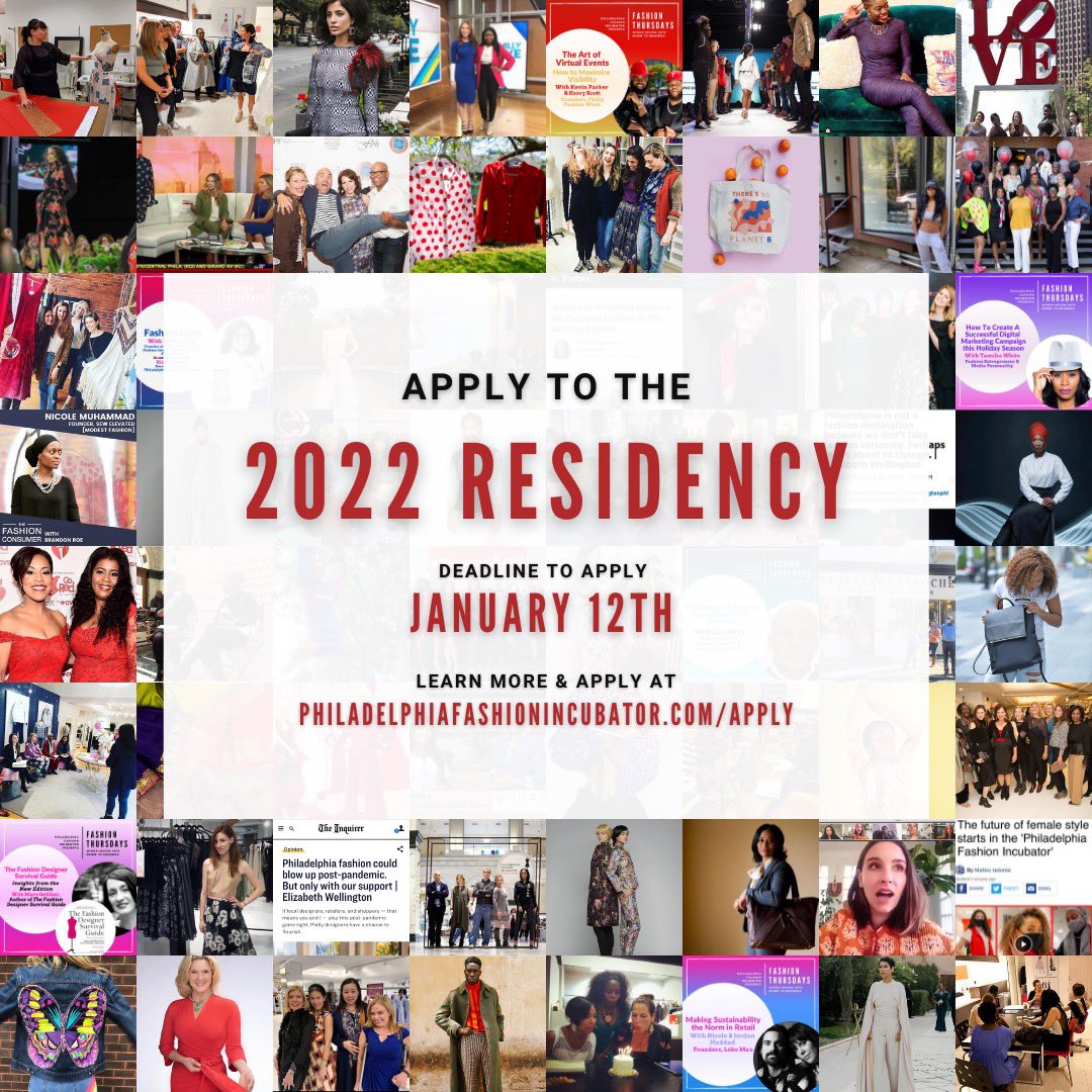 PhilaIncubator's tweet image. Are you ready to take your business to the next level? Apply to the Philadelphia Fashion Incubator 2022 Residency at philadelphiafashionincubator.com/apply !