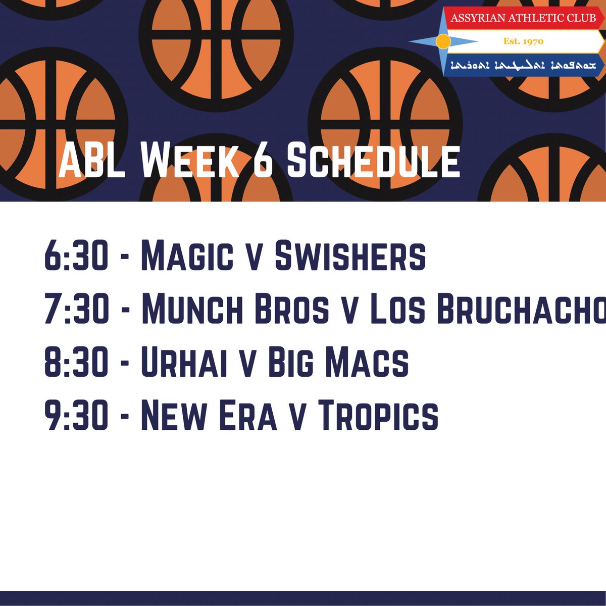 ChicagoAbl's tweet photo. Season is wrapping up! Only 2 regular season weeks left! Come out to feldman to catch a few games and check out https://t.co/mAw2N4f5qu for updated standings/stats/schedule/more!! https://t.co/SNjC6cL1WF