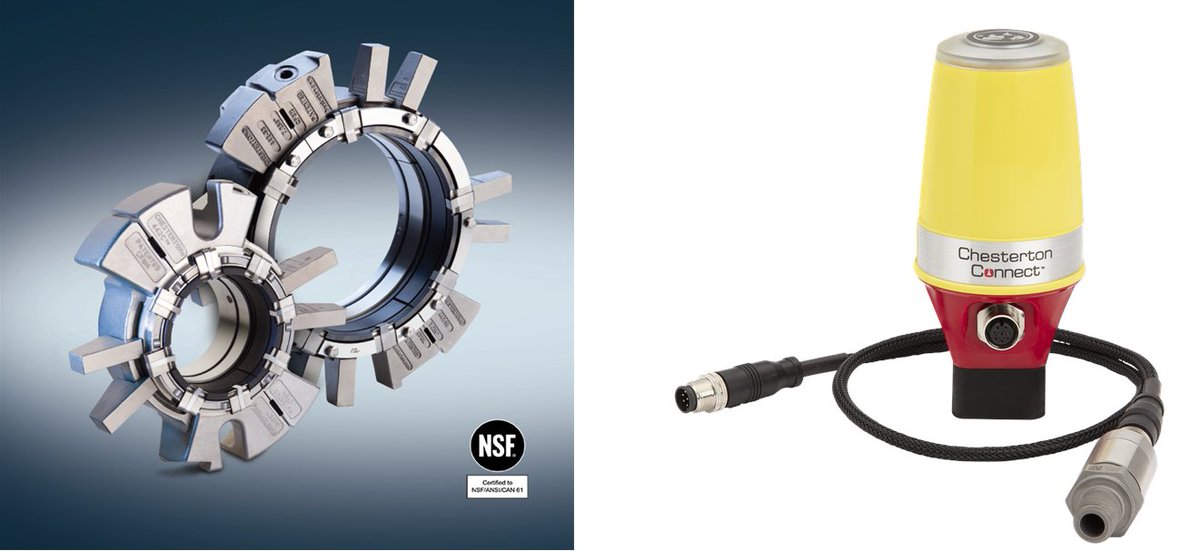 AWChesterton's tweet photo. Now at #WEFTEC2021 - Stop by Booth 2041 to get a personal demo of Chesterton's proven split seal technology or our easy-to-install Chesterton Connect sensor which monitors seal and pump health to spot potential problems early!

#PumpSealing #WaterTreatment #Wastewater https://t.co/puhVXD2KaG