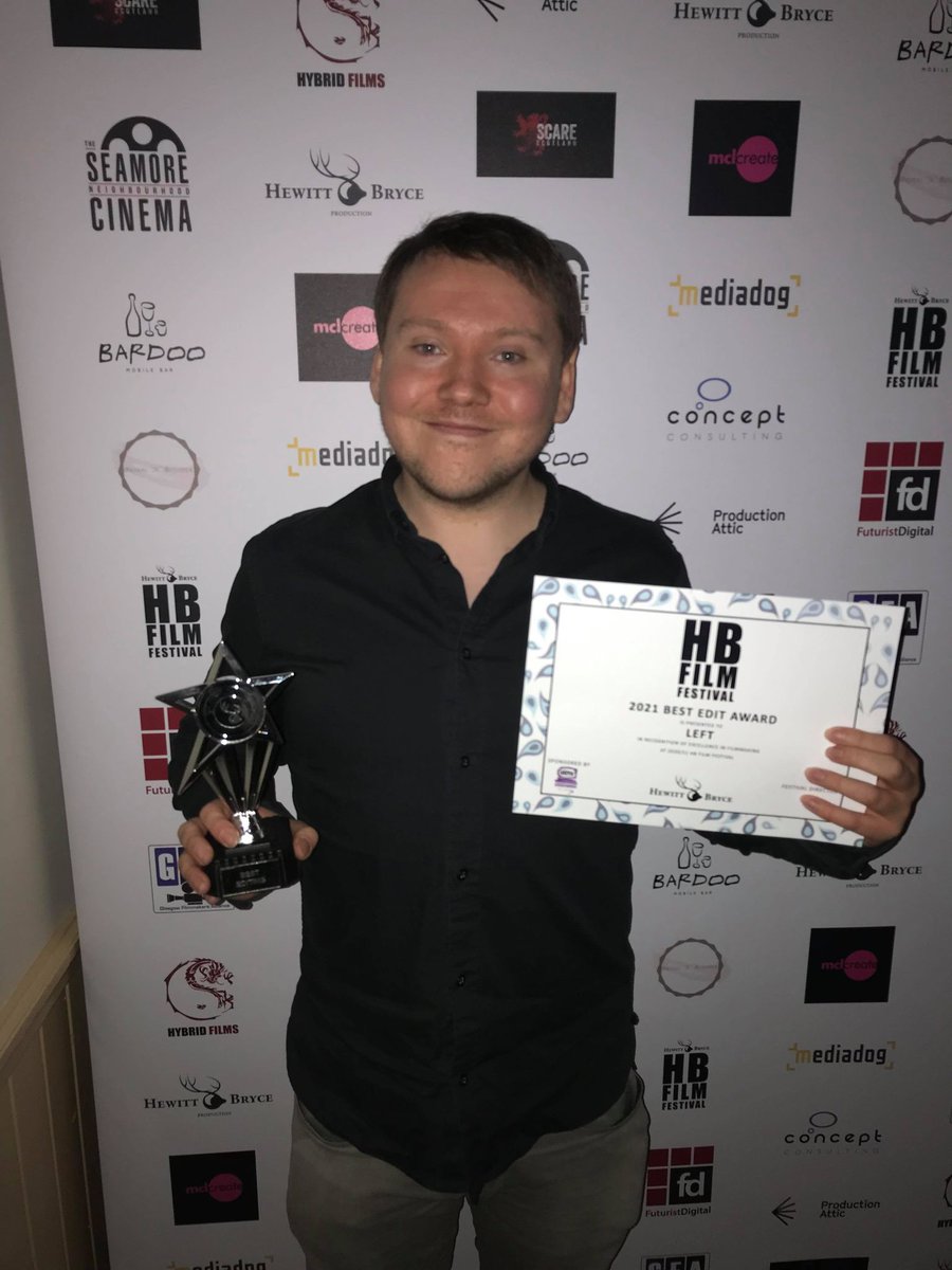 David C. Murphy (@davidc_murphy) on Twitter photo Delighted to share that LEFT won for Best Edit <a href="/TheHBFilmFest/">HBFilmFestival</a> last night! It was a brilliant weekend of film and for it to be capped off with taking home an award was incredible 🏆 Thank you to everyone involved in the festival, it’s a night I will never forget. Delighted to share that LEFT won for Best Edit <a href="/TheHBFilmFest/">HBFilmFestival</a> last night! It was a brilliant weekend of film and for it to be capped off with taking home an award was incredible 🏆 Thank you to everyone involved in the festival, it’s a night I will never forget.