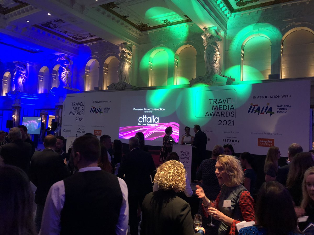 Excited to be out for the <a href="/travelmediawrds/">Travel Media Awards</a> tonight! Good luck to all the finalists @CharitableTrav