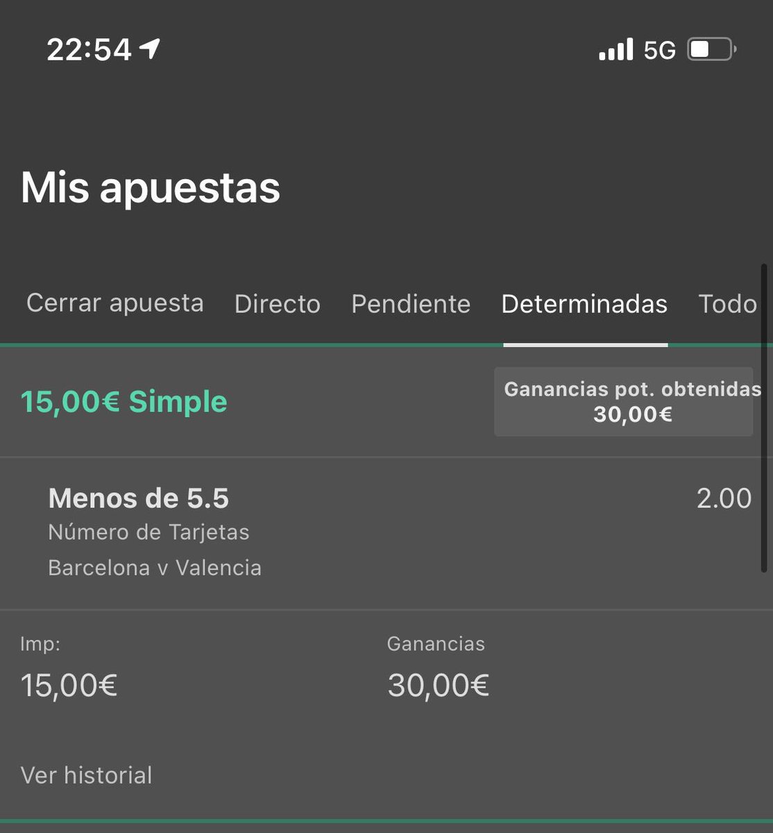 tipsterswinmlg's tweet photo. Aquí os dejamos una de este fin de semana, con el cuoton de 2.00
✅ Menos de 5.5 tarjetas en el encuentro entre Barcelona-Valencia. https://t.co/JVd3MHmgSg