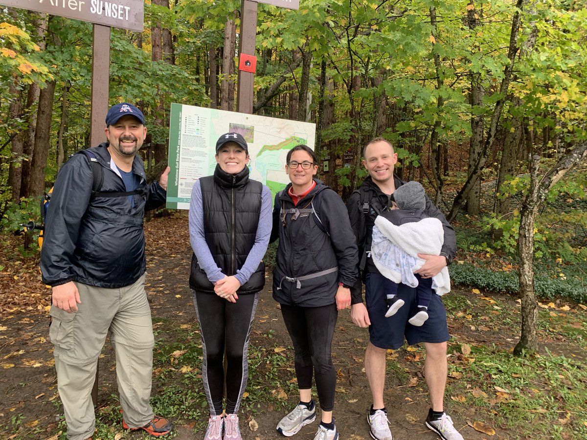 copenhagen_ta's tweet photo. Our intrepid group braved the rain Sunday to start our #LC33 Challenge! 5.39 miles in the book thanks to Whetstone Gulf. Colors were beautiful, but the rain did limit turnout. Not a problem, everybody will have a chance to catch up! @adirondackstughill 🍁🥾 https://t.co/iJG9Lgztfh