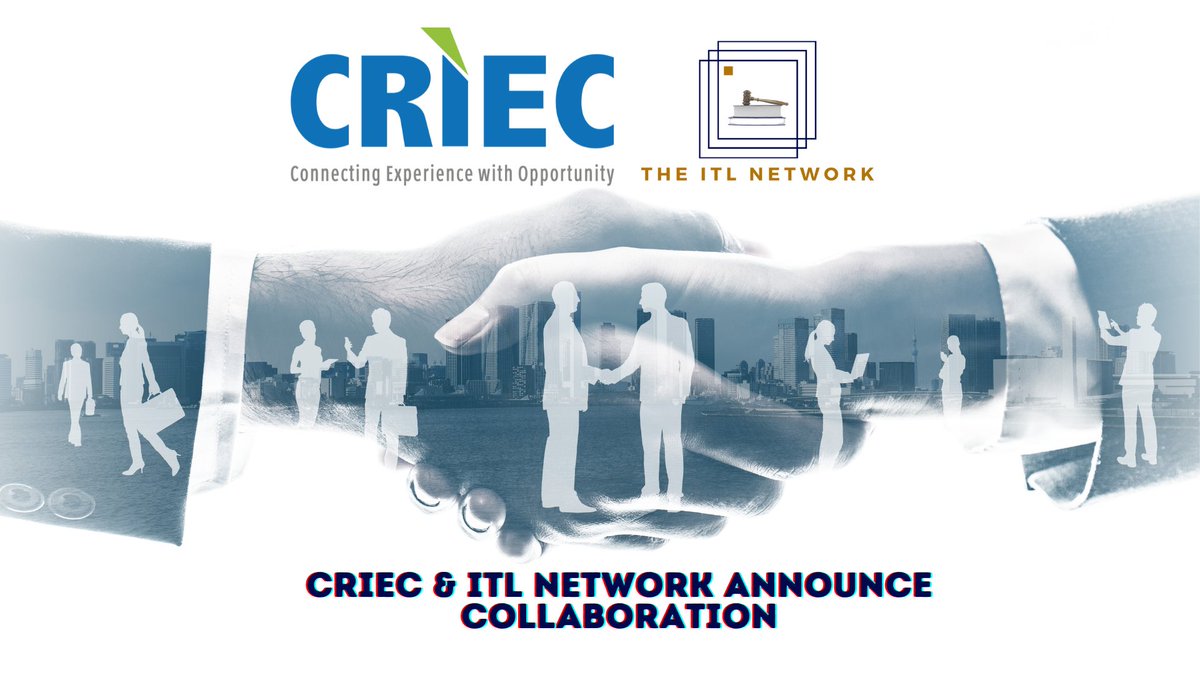 (Calgary) October 18, 2021 – Calgary Region Immigrant Employment Council (CRIEC) and The ITL Network proudly announce a new collaboration to support internationally trained lawyers (ITLs) in their career path journeys.

Read the full Press Release here: criec.ca/itlnetworkandc…