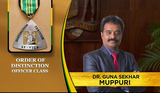 IndiesPharma's tweet photo. Congratulations to Dr. Guna Muppuri on being bestowed the Order of Distinction, Officer Class for service in the fields of medicine, pharmaceuticals, and community service.

Continue doing great work with #indiespharmajamaica by making medicines available and affordable. https://t.co/oc1o1jwq8c