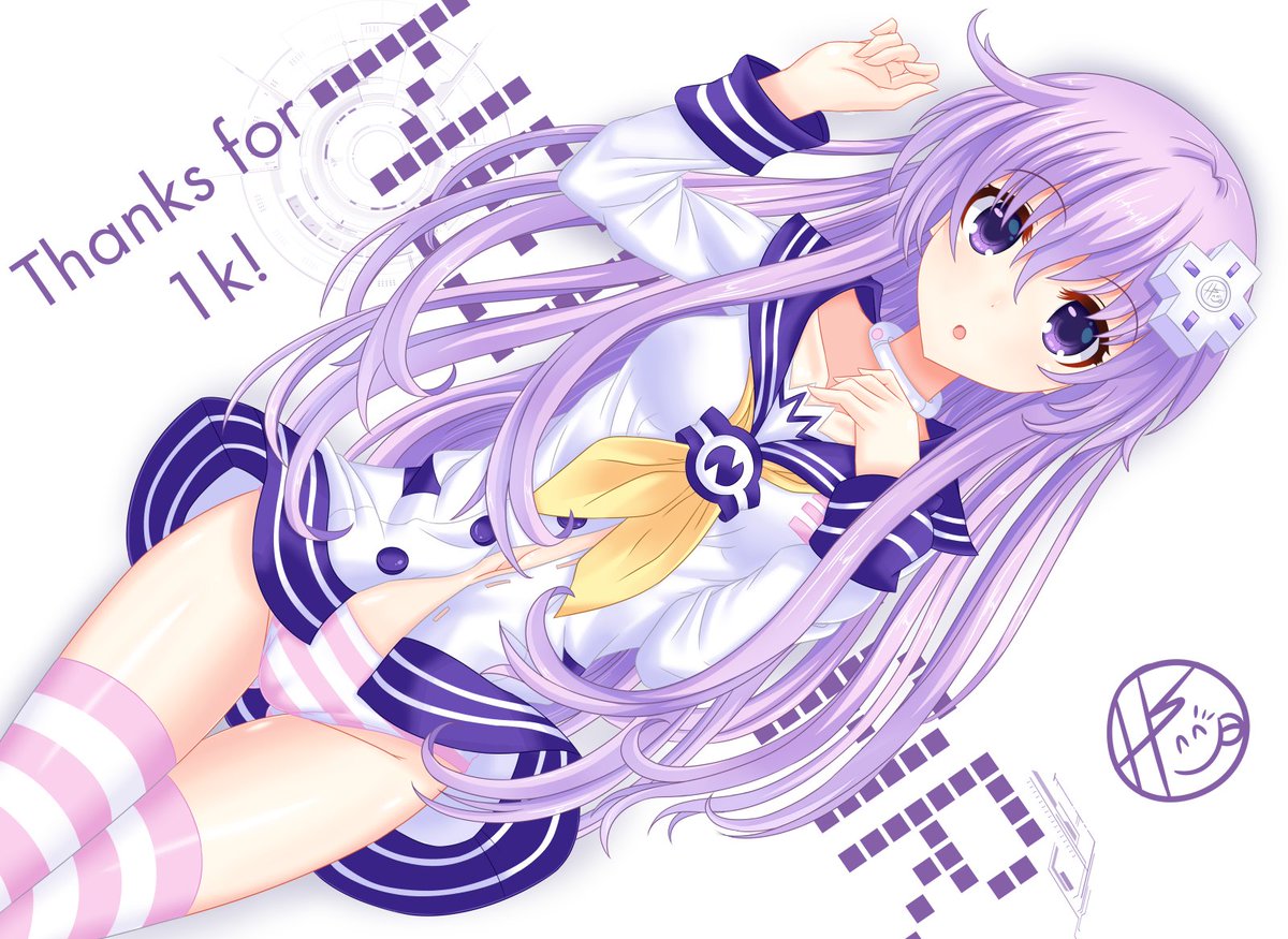 Time capsule.🕙
Nepgear 1k twitter follows. (2017/11) #Neptunia 