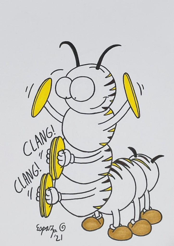 It’s <a href="/AnimalAlphabets/">Animal Alphabets</a> time! What’s cuter than a Caterpillar playing the #Cymbals? How about a Monarch Caterpillar playing them? Yup! No other caterpillars could’ve pulled this off! #AnimalAlphabets #Cymbal