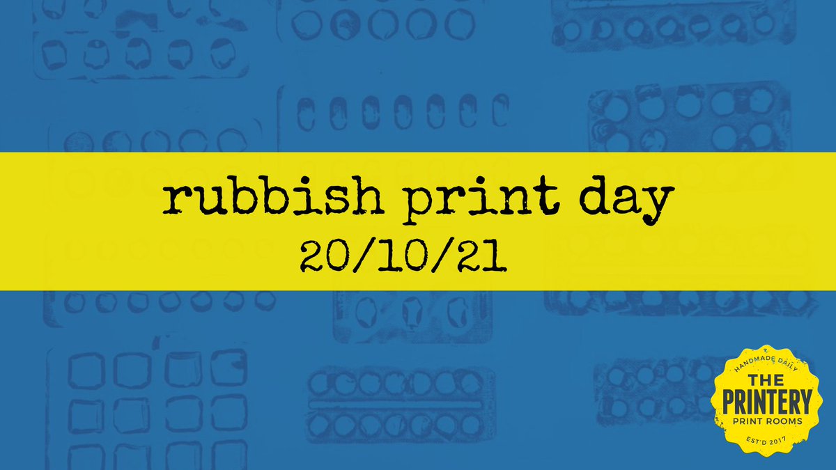 There's just 2 days to go until our Rubbish Print studio open day! 🗑️🎨

Come along before 4pm with your rubbish and we'll turn it into a unique, up-cycled artwork. Join us from 5:30 for the exhibition. #Plymouth #PrintMaking #MutleyPlain #eco #plastic fb.me/e/24u2H7Mv8