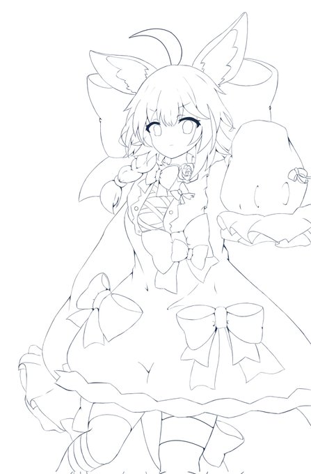 まって?この線画上手くない?????
上手いな?よし!!! 