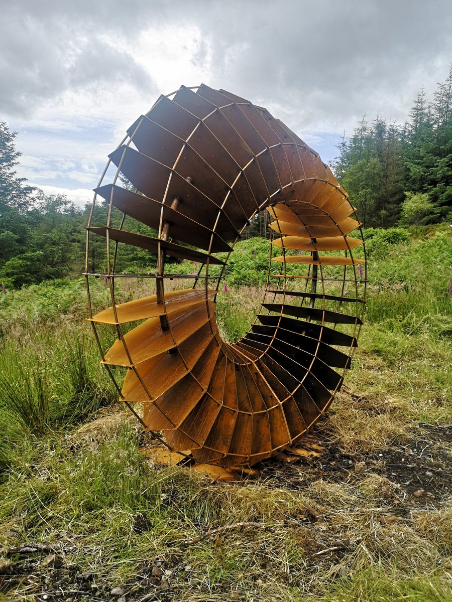 hastone47's tweet photo. Tonight at 8pm the final of @skytv Landmark series. Good luck to @sapien_studio winner of the north heat and maker of this stunning sculpture 'Only Breath',currently in location in Grizedale Forest, the UK's first forest for sculpture. #forestartworks #publicart @ForestryEngland https://t.co/aqbkYuEI8i