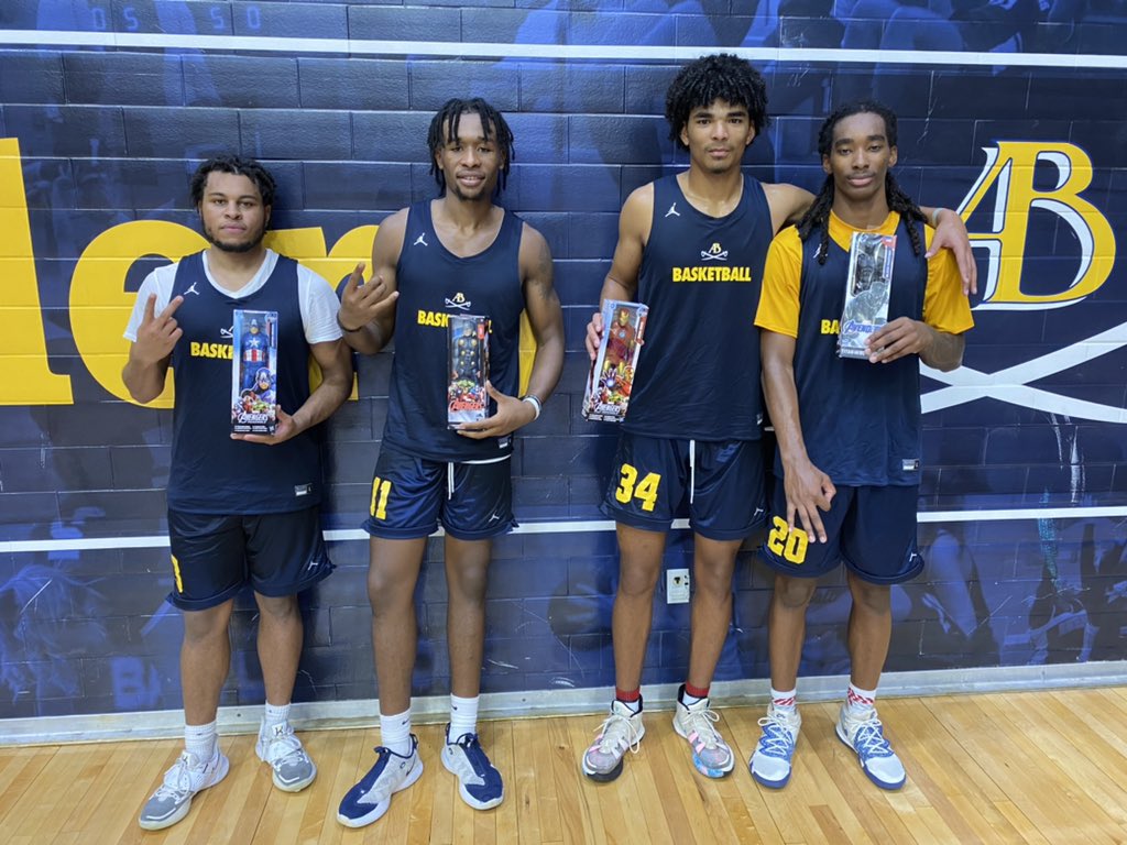 ABMBasketball's tweet photo. Homecoming week Avenger Award Winners! Captain America (KJ Walker) Thor (John Grayson) Iron Man (Max Washington) Black Panther (Tahleik Walker) https://t.co/uFkfplmR36