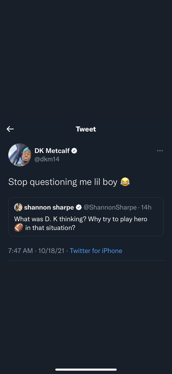 HiddenSportGems's tweet photo. Shannon Sharpe buried D.K. https://t.co/RafRf7qWGc