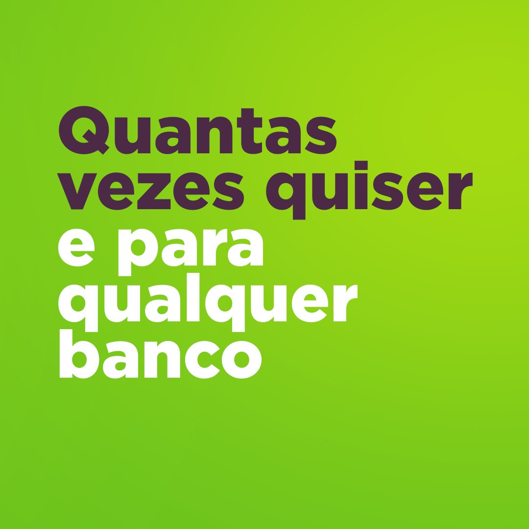 saquepague's tweet photo. Saque sem cartão, sem tarifa e utilizando o seu celular em qualquer terminal da Saque e Pague. Quantos saques precisar e para clientes de qualquer banco. Aproveite, a condição tarifa zero é válida até 28/11/2021.

https://t.co/TlU3S8irq4

#SaqueePague #Liberteseusaque https://t.co/nbIIOzRL4E