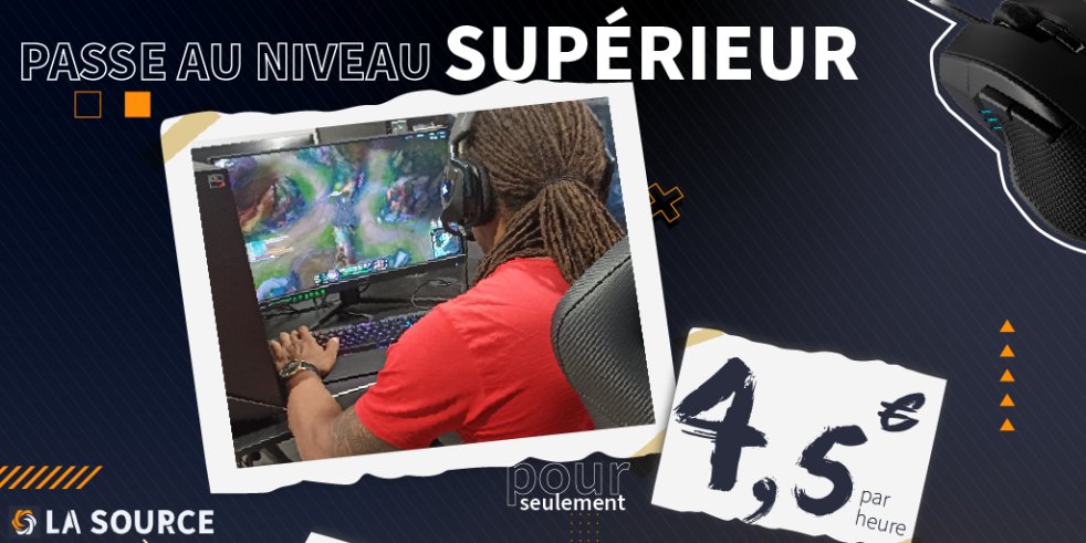 LaSource_esport's tweet photo. 🧾Connais-tu vraiment nos tarifs ?🧾

Gère tes crédits selon tes envies 😍
Ton temps de jeu est consommé à la seconde, donc pas d'inquiétude : tu pourras utiliser tout ce qui te reste plus tard !

Alors qu'attends-tu pour venir ? 😏 https://t.co/Tr79QsOSwL