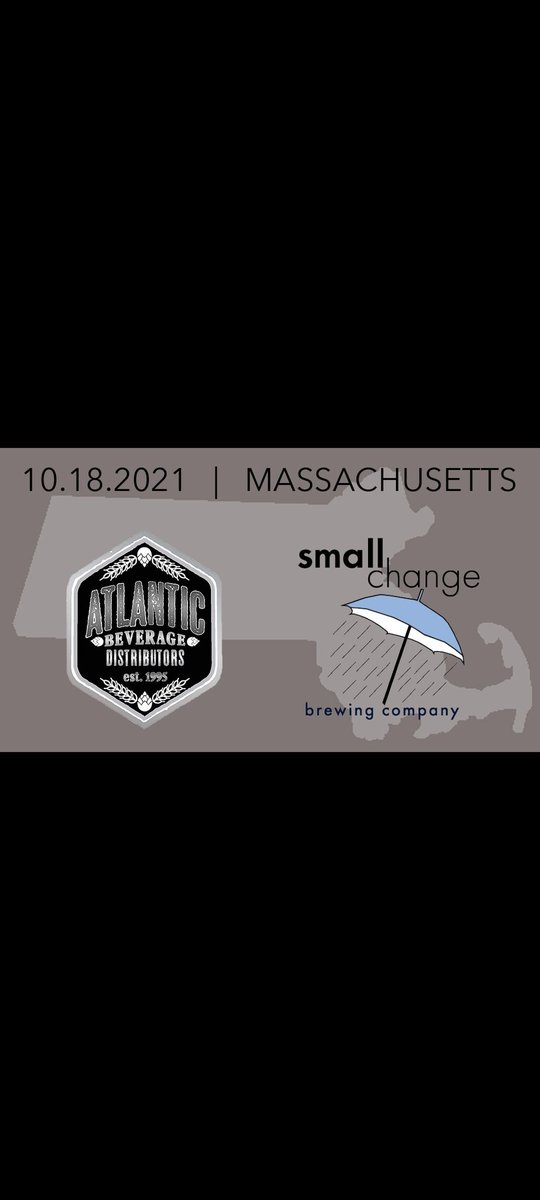 SmallChangeBeer's tweet image. We're excited to announce that beginning today, we'll be partnering with @AtlanticBev to bring more Small Change beer to the entire state of MA! They already do a great job getting our beer to everyone in RI, so we're very excited about what's to come for Massachusetts!