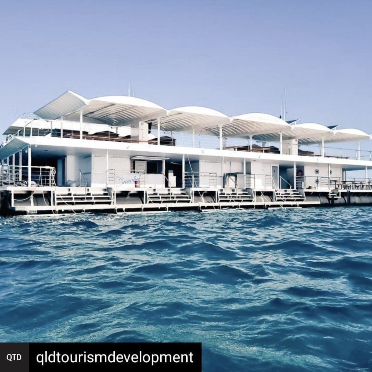 btb_marine's tweet photo. We're very #FraserProud of our involvement in helping to build this magnificent marine tourism masterpiece, now wowing overnight guests as well as day trippers at #LadyMusgrave!
Credit to from #qldtourismdevelopment: Hands up who wants to sleep on the #GreatBarrierReef?! ✋✋ https://t.co/QhjQbdW5GC