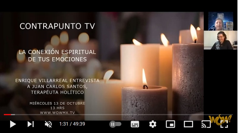 TvContrapunto's tweet photo. Programa 335 de Contrapunto TV La Conexión Espiritual de tus emociones con Juan Carlos Santos. Recuerden todos los miércoles 13 hrs por @WowmxTv https://t.co/4pXIu9yZ97