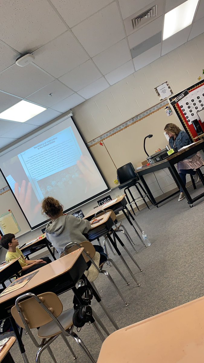 Fifth grade is back at it. High expectations and great conversations. #wheremagichappens <a href="/pdwyer15/">Pam Dwyer</a>