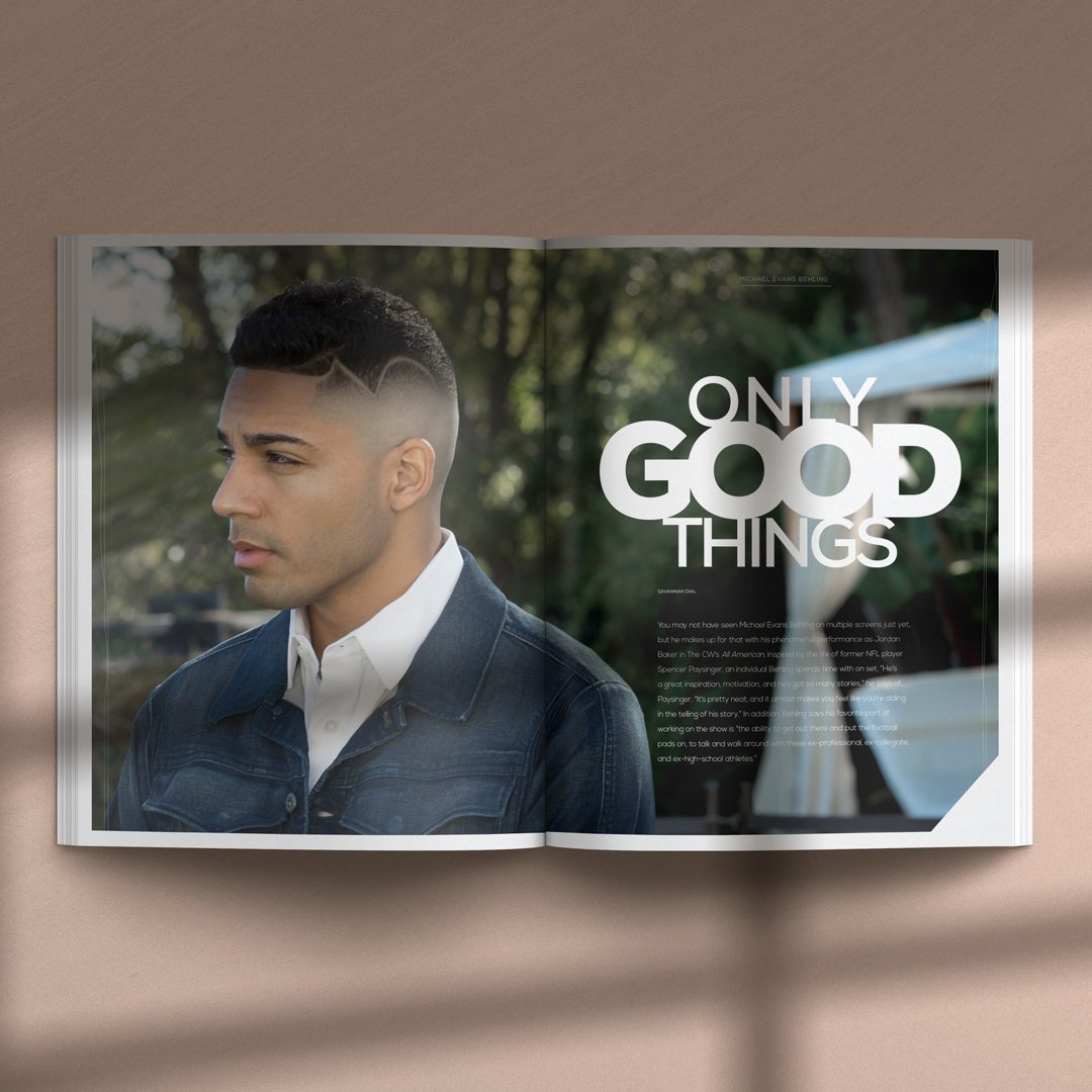 civilian_mag's tweet image. Together with three of his best friends, @MichaelEvansB05 runs a clothing line, @designedat5am. “The whole general meaning of 5AM is, only good things happen at 5 a.m.,” he describes, also referring to his relentless work ethic and his journey to become an actor.