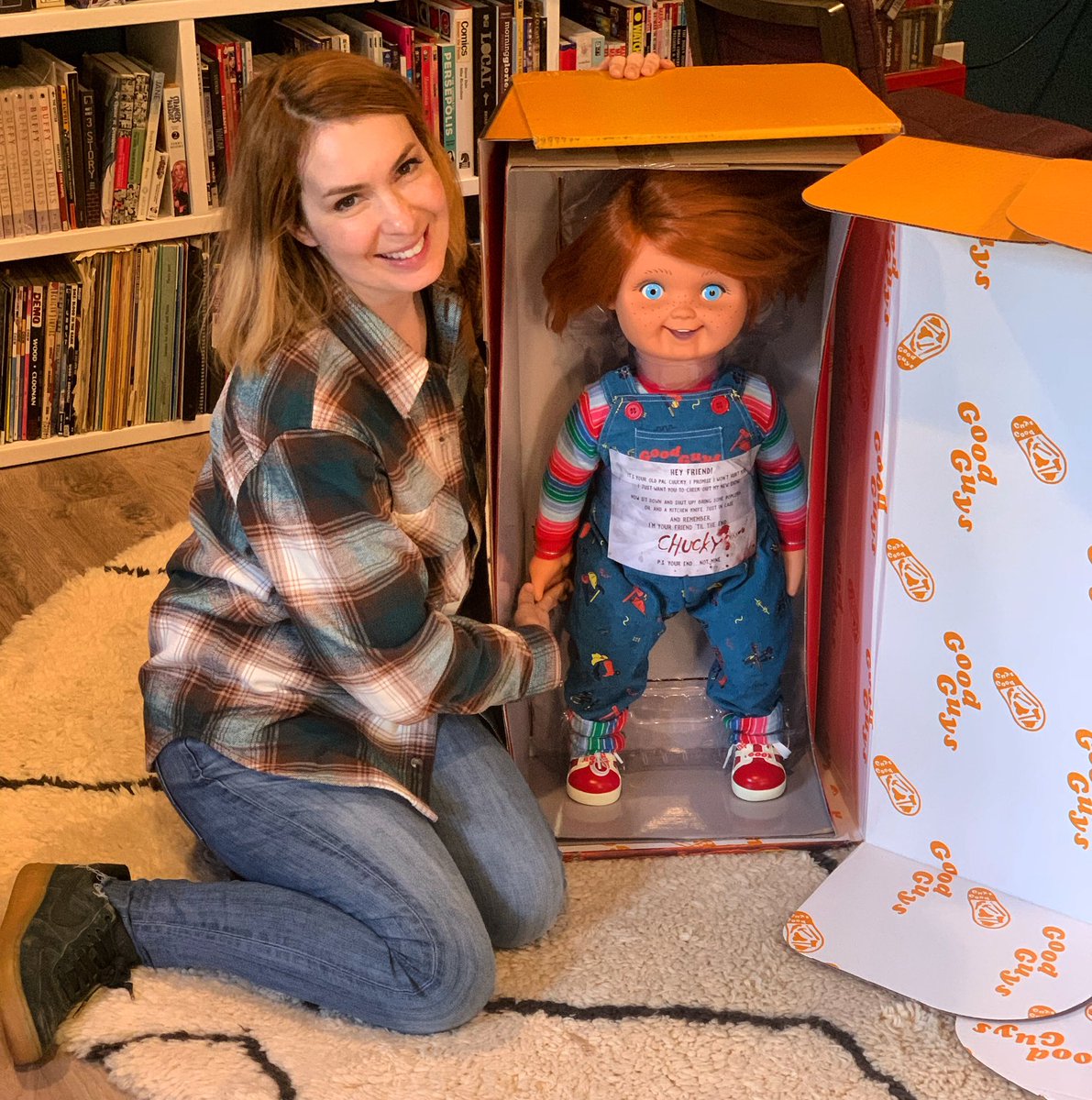 feliciaday's tweet photo. You guys Calliope is growing up so fast! @ChuckyIsReal #morefreestuff https://t.co/5vCzGW9A4g