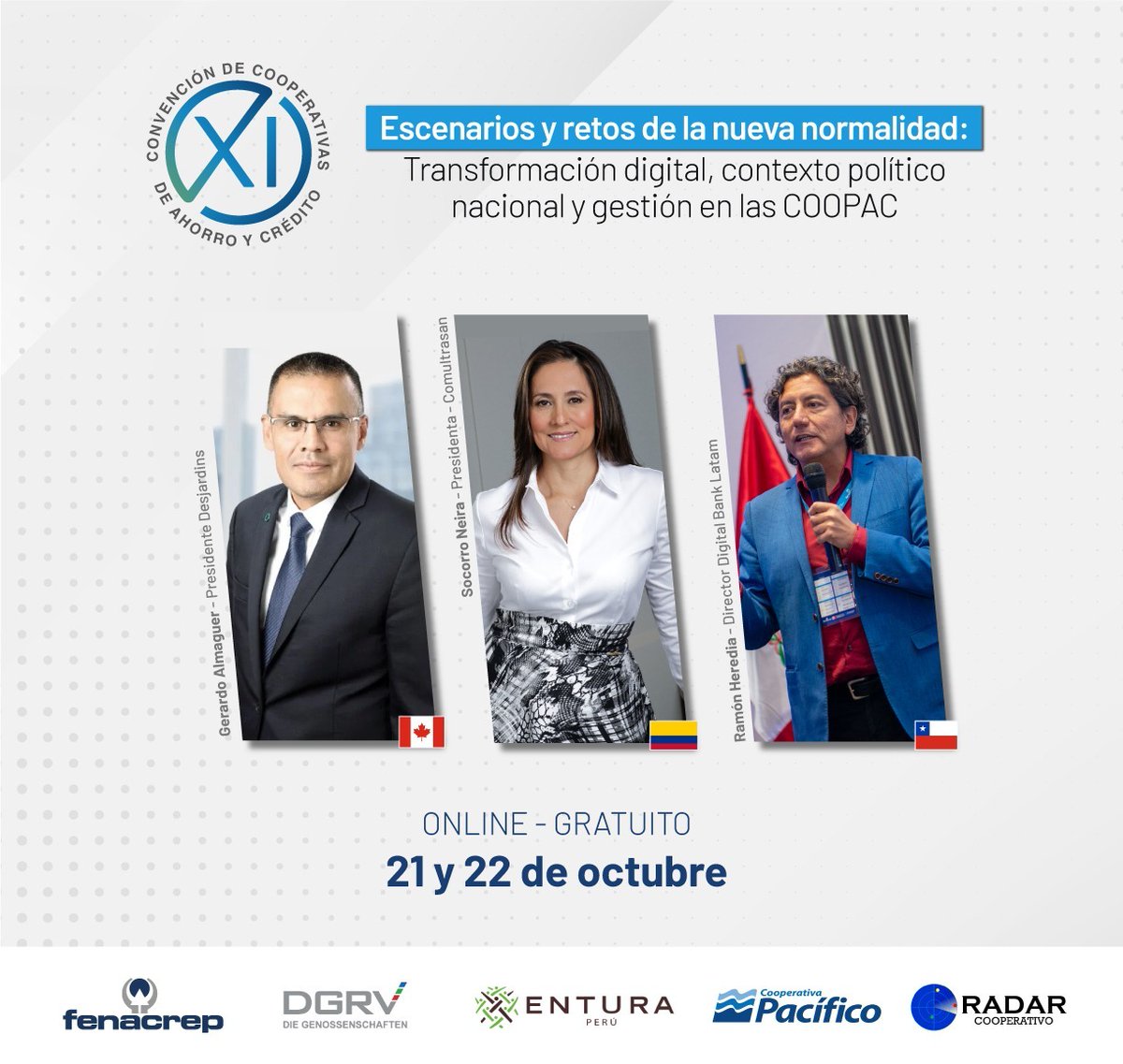 Atención #Peru ! Con nuestros amigos de <a href="/fenacrep/">FENACREP</a> y la energía de las cooperativas de #Peru!!! Súmate y acompáñanos!

Link en instabio.cc/RamonHeredia ❤️🚀.

#innovaciondigital #ramonheredia_latam #marketing #digital #tecnología #chile