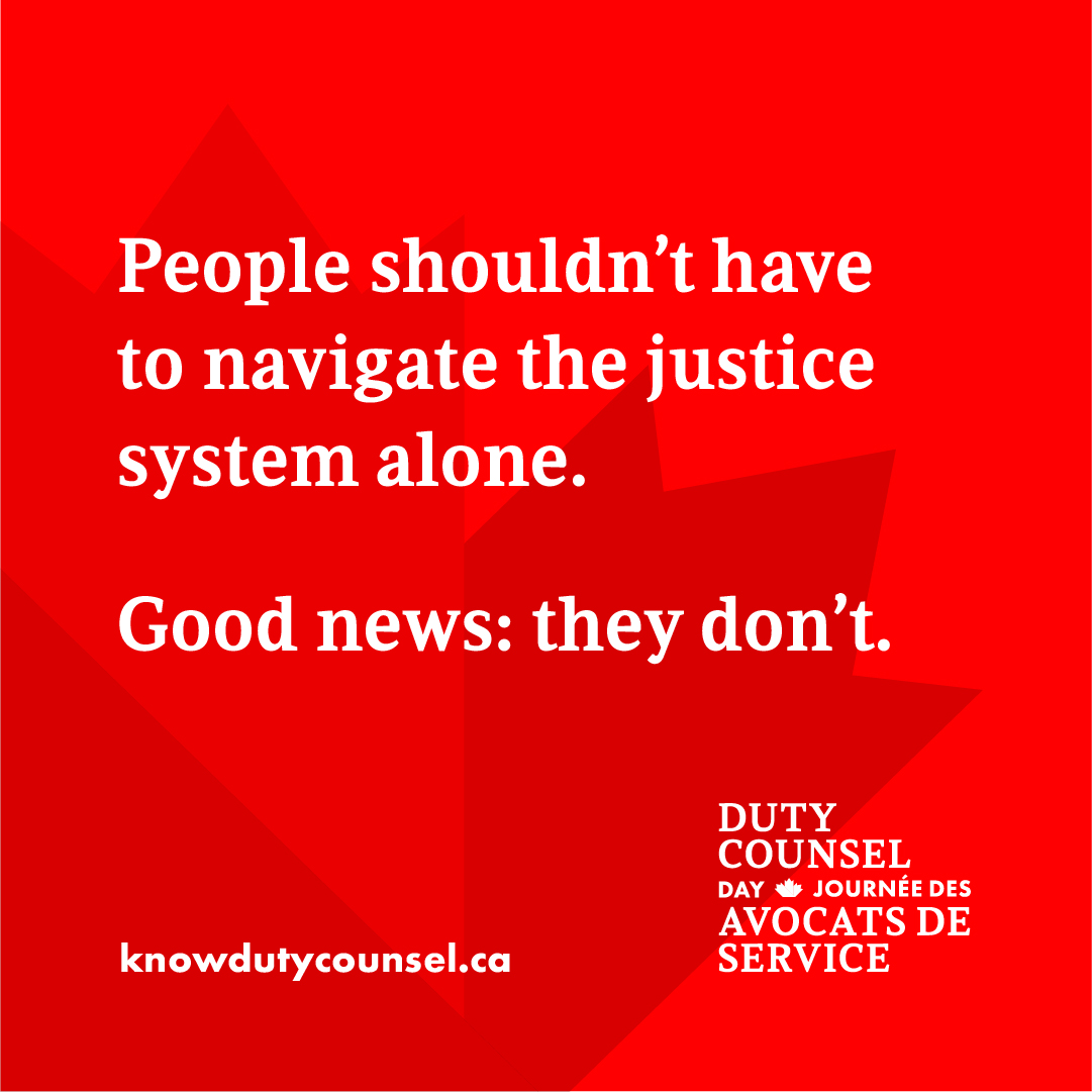 CFCJ_FCJC's tweet photo. Duty Counsel Day is October 27th. National, virtual events are planned to mark Duty Counsel Day. To find out more or to register for the nationwide online event, visit: https://t.co/cTeYi9xffz. https://t.co/2nIECN7fgT