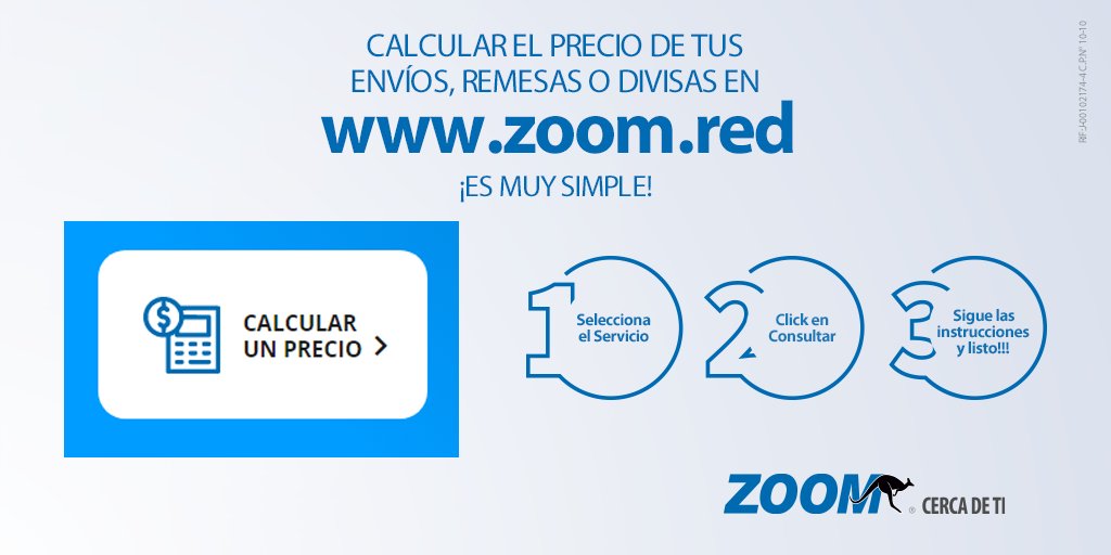 ZOOMenLineaATC's tweet photo. Con nuestro portal único de autogestión https://t.co/pnrWwnigZ8 podrás calcular el precio de tus envíos, remesas o divisas de la manera más sencilla sin salir de la comodidad de tu casa, oficina o negocio.

#EnviosNacionales #EnviosInternacionales #Remesas #Precio #Autogestión https://t.co/TXQv5LG7XJ